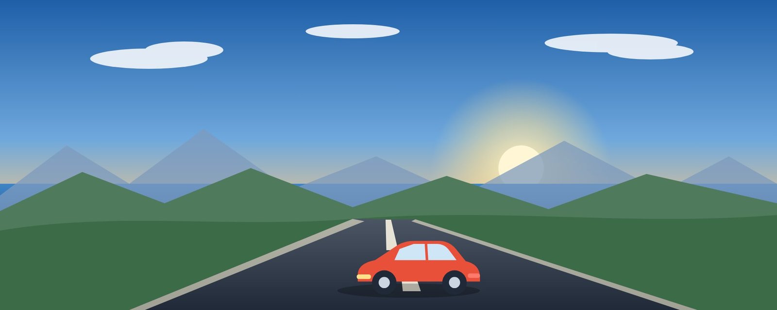 Taxi naar het vliegveld