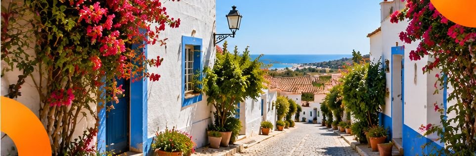 Rustig dorp in het westelijke deel van de Algarve