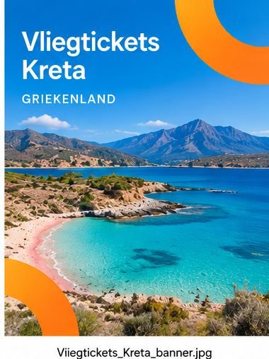 Vliegtuig en kust van Kreta